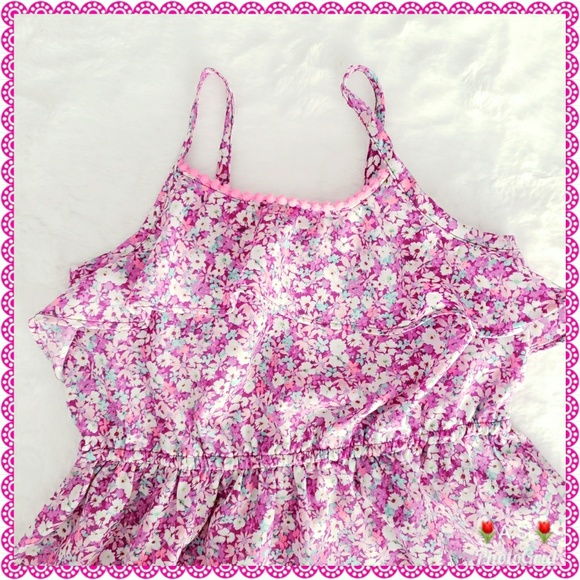 Cherokee Floral Sundress Kids / Girl 4T Dress - Picture 3 of 8